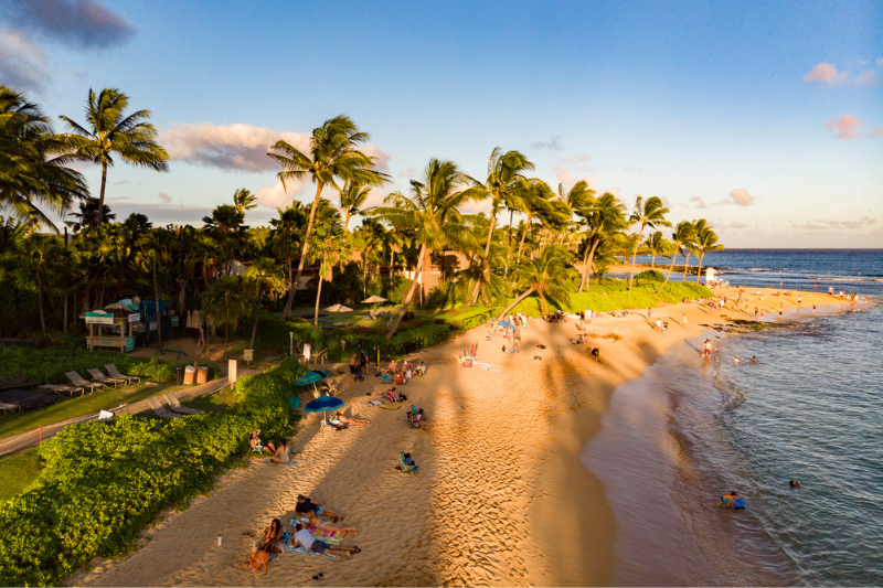 Poipu Beach Park Kauai