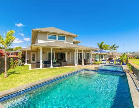 private home in poipu with pool