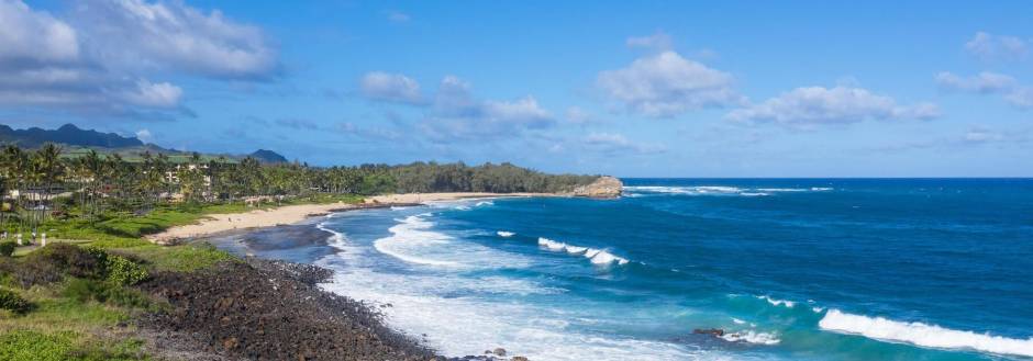 beach in kauai during the day