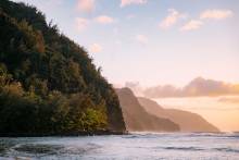 sunset napali coast kauai 