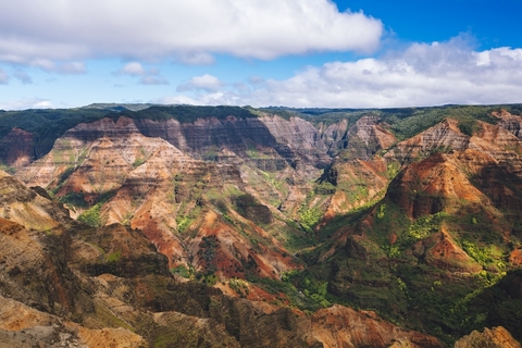 View of Waimea Canyon in Kauai's west side