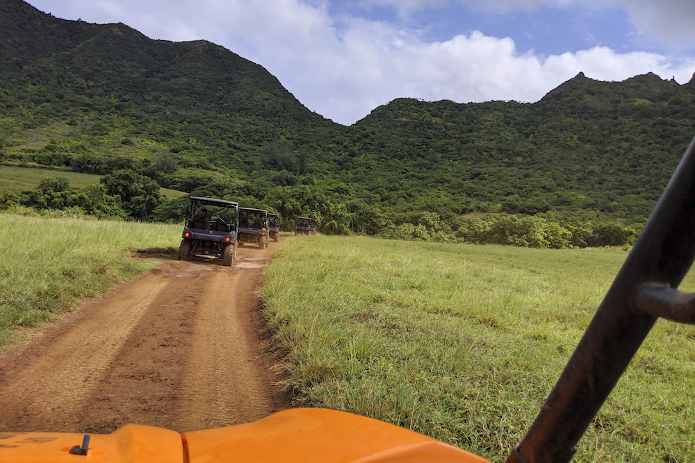 Off roading adventure with Kipu Ranch ATV in Kauai